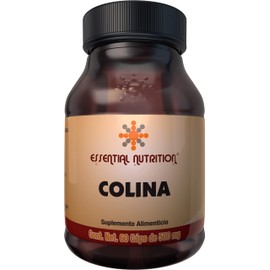 Essential Nutrition, Colina - 60 Cápsulas De 500 Mg