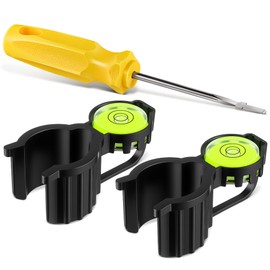 Gulfmew 3Pcs Sprinkler Head Tool Compatible with Rain Bird Hold-Up Tool, Rotor Hold Up Kit with Bubble Level and Sprinkler Spray Head Rotor Adjustment Screwdriver for Lawn Irrigation System Repair