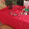 Honellaty Christmas Rectangular Tablecloth, Spillproof Wrinkle Resistant Jacquard Table Cloth