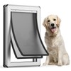 Parab House Large Dog Door with Aluminum Frame,Heavy Duty Large