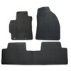 GXARTS 3 PCS Front and Rear Velour Replacement Floor Mats
