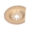 5Pcs Oscillating Saw Blade Semicircle 64mm Multitool Blade Carbide for