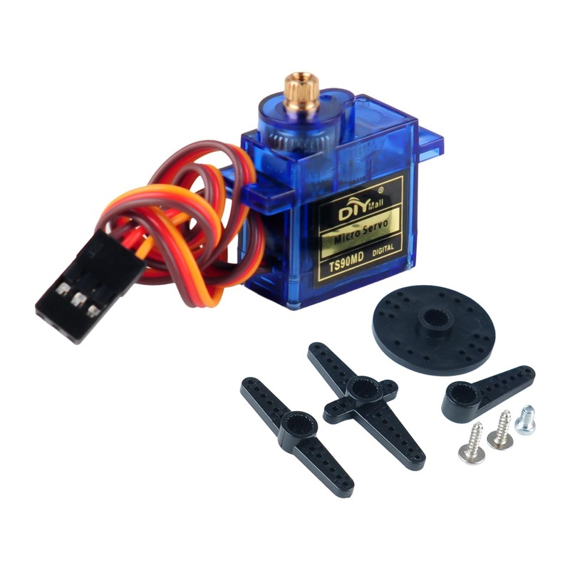 RCmall 4 Pack TS90MD 9g Micro All Metal Gear Digital