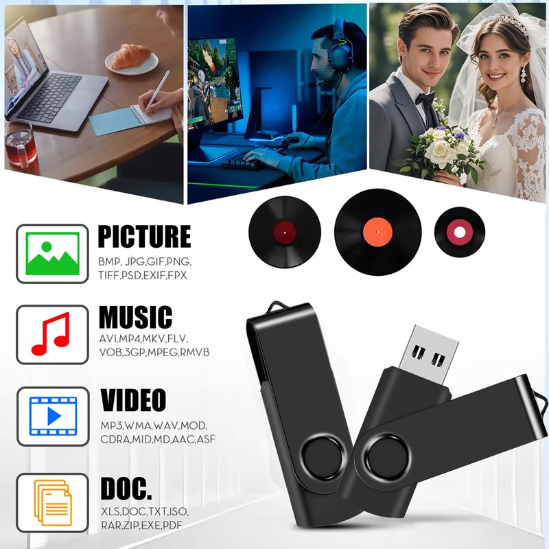 USB Stick 1GB 10Pack USB Memory Stick Pen Drive Flash