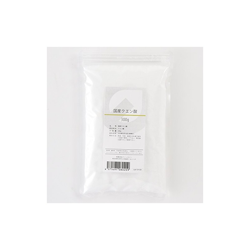 国産クエン酸(結晶)300g