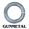 Weave Got Maille Anodized Aluminum Gauge Gunmetal Jumprings, 3.5mm