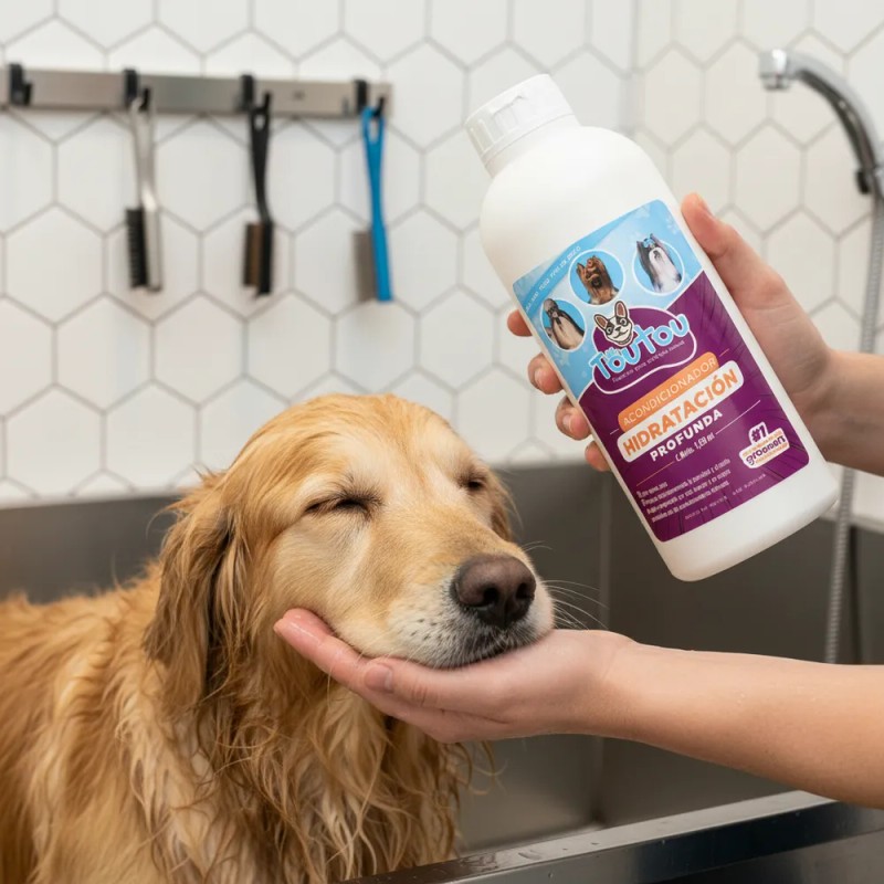 Shampoo Acondicionador Toutou Hidratación Profunda Y Brillo Hidratación