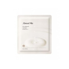 About Me Mascarilla Coreana Limpiadora de Arroz, 25g  Ácido Hialurónico, Hidratación Profunda, Luminosidad                                            