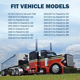 ECCPP Engine Coolant Reservoir Fits For 2013-2016 For Kenworth T680,2006-2013 For Peterbilt for 320,2007 For Peterbilt for 330, Coolant Overflow Expansion Bottle Replacement for 603-5402