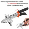 Wonglea Long Handle Multi Angle Miter Shears,Large Quarter Round Cutting