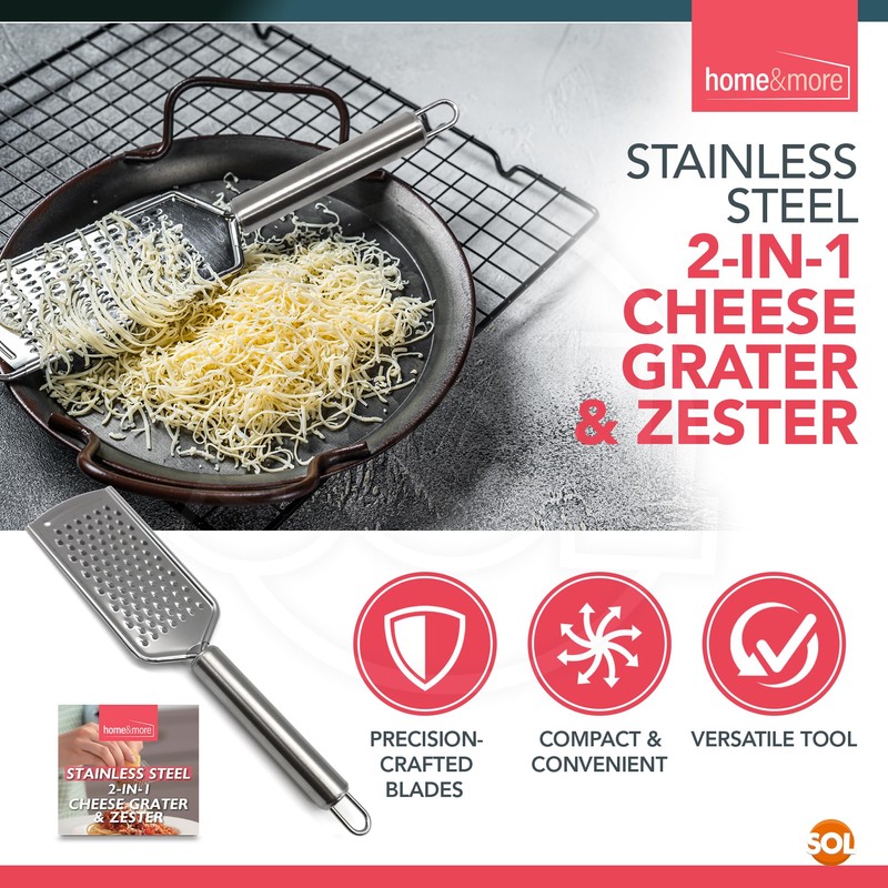 SOL Hand Cheese Grater and Lemon Zester Parmesan Cheese Graters