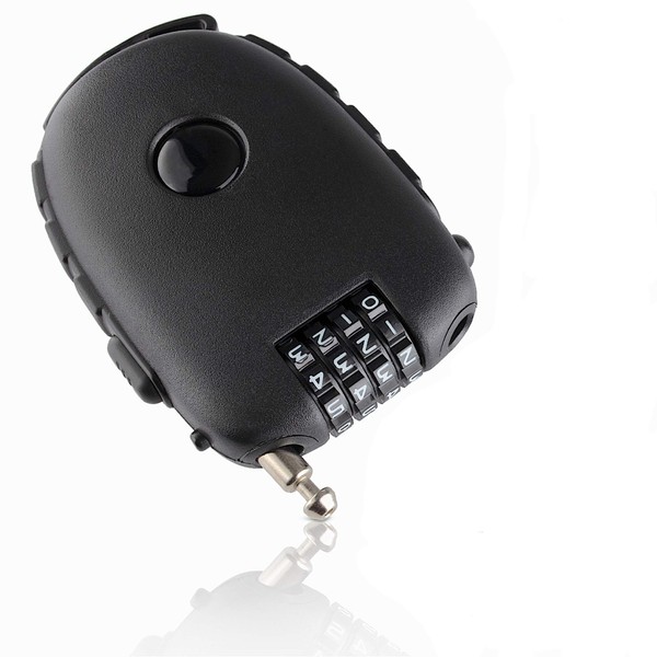 Safelocks, Premium Combination Lock, Cable Lock with 90 cm Long