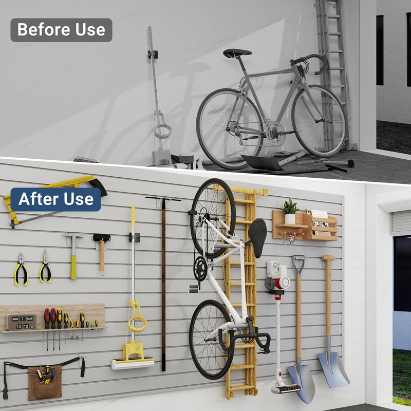 Neoaider Slatwall Panel 4 FT x 2 FT, Interlocking Slat