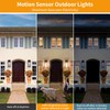 FNYUSLET 15'' Oil Rubbed Bronze Motion Sensor Outdoor Front Porch