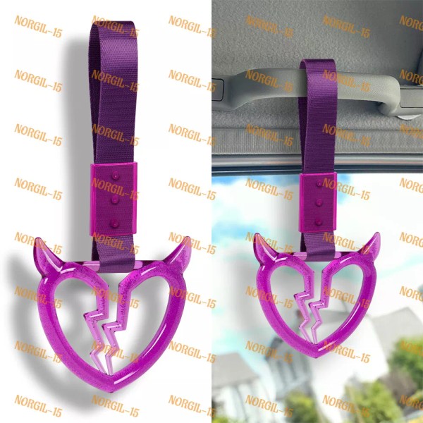 Unbranded Crystal Devil Broken Heart TSURIKAWA PP Ring Car Bus