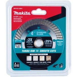 Makita 4 1/2 Inch Turbo Rim Diamond Blade For Masonry