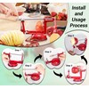 ARSUK Apple Peeler - Potato and Vegetable Peelers for Kitchen,