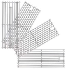 Upgrade 4 Pack 18" x 7-3/8" Heavy Duty Stainless Steel Triangle Solid Rod BBQ Cooking Grill Grate Replacement Parts for Blaze Grill 3, 4, 5 Burner Grill Models, 5 Models Blaze And More
