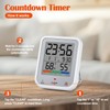 Geevon Digital Bathroom Clock, Waterproof Shower Kitchen Clock Timer with