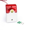 Taikuwu 105 dB Wired Flashing Strobe Siren Sound Alarm Home