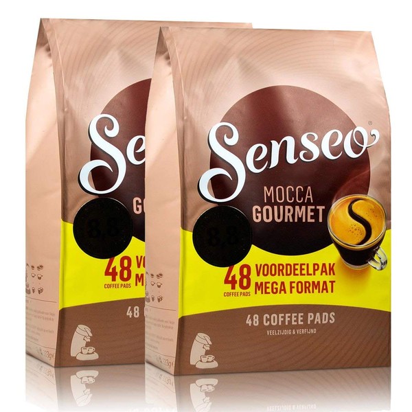Senseo Mocca Gourmet 96 Coffee Pods, 2 Packs of 48 Pads