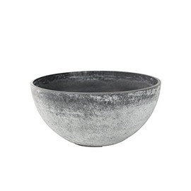TS Planter Basket Cera Nova Mix Frost Resistant and Lightweight, betonfarben