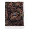 cuero Vintage Hocus Pocus Book of Spells Leather Journal Evil