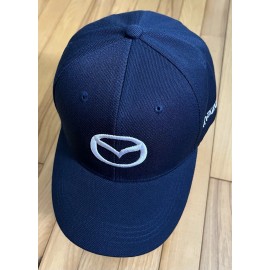 MIRAE Auto MAZDA Symbol Navy Baseball Cap.  *** A hat worth more than its price.