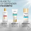 Protector Solar Loreal Paris Fps50+ Uv Defender Fluido Tono Invisible