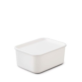 Iris Ohyama FTB29 Storage Box with Lid, Width 11.4 x Depth 8.7 x Height 5.1 inches (29 x 22 x 13 cm), Storage Case, Stacking Box with Lid, White, Storage, Clothing, Toy, Cosmetics, Seasoning