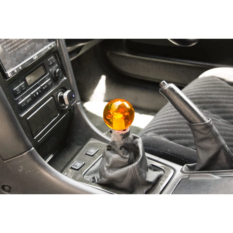 EZAUTO WRAP Orange 1 Star Universal Dragon Shifter Knob Ball