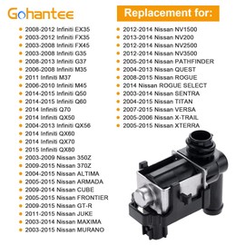 K5T45786 14935-JF00A Vapor Canister Purge Solenoid Purge Control Vaccum Solenoid Valve Vapor Canister Shutoff Valve, Evap Vent Control Valve Compatible with Infiniti Compatible with Nissan 2009-2012