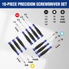 WORKPRO Precision Screwdriver Set 10-Piece, Cr-V Steel Small Screwdrivers Set,