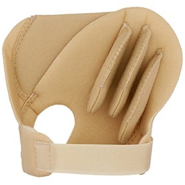 Rolyan Sof-Foam Palm Shield for Right Hand, Foam Contracture Cushion to Support Fingers, Padded Hand Protector with Finger Separators for Right Hands, Medical Gloves for Stroke, Disabled, Elderly