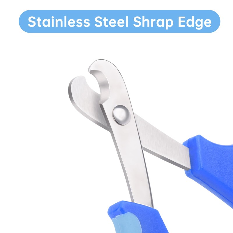 KEUYE Bearded Dragon Nail Clippers,Stainless Steel Bearded Dragon Toe Nail