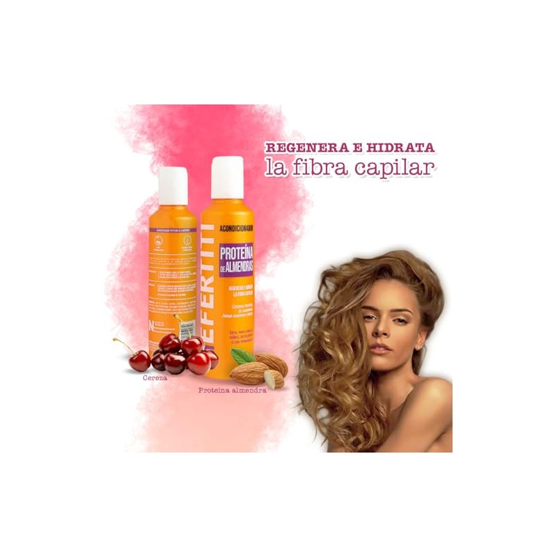 Nefertiti Acondicionador Proteína De Almendras 300 ML