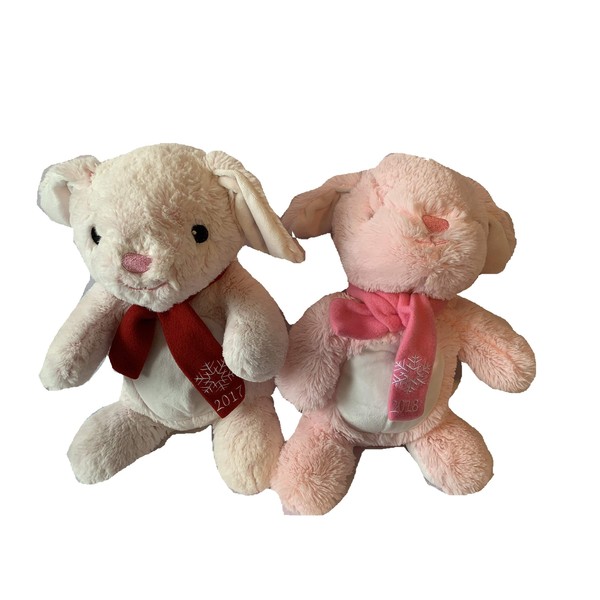 Weighted stuffed animal, weighted Easter bunny plush with 4 lbs,
