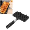 Stovetop Waffle Maker Pan Anti Stick Aluminum Even Heating Double