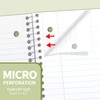 SUNEE Spiral Notebook, 1-Subject, College Ruled Paper, 8" x 10-1/2",
