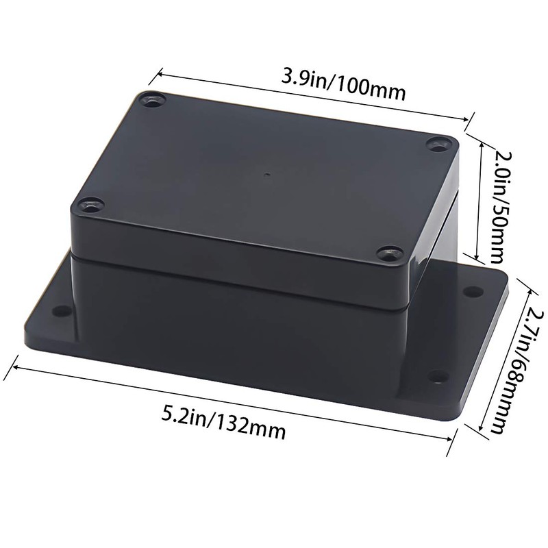 Zulkit Junction Box ABS Plastic Dustproof Waterproof IP65 Universal Electrical