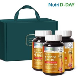 뉴트리디데이 멀티비타민앤미네랄 츄어블 3개입 선물세트 NutriDay Multivitamin and Mineral Chewable 3-Pack Gift Set