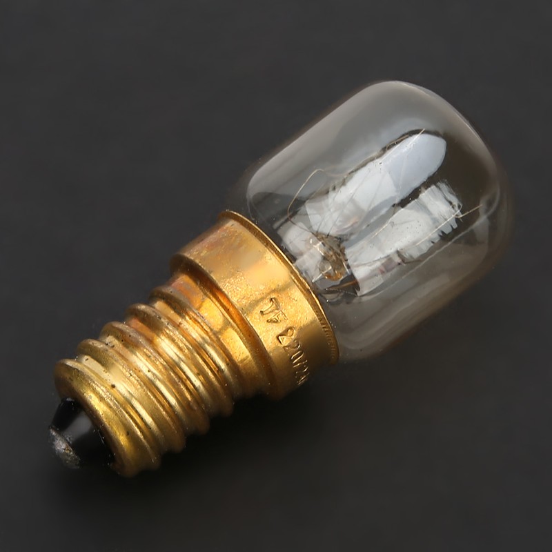 10Pcs 300℃ High Temperature Resistance E14 Brass Microwave Oven Light