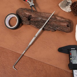 FdcLixuvol Double Pointed Scriber, Metal Scribe Tool Carbide Scribe Steel Point for Welding Marking Pen Glass Metal Sheet Ceramics