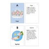 Catholic ABC Jumbo Flip Cards with Keyring, Educational Flash Card