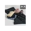 송월타올 호텔컬렉션 솔리드 스트라이프 핸드타올 4매 고리 손수건 Hotel Collection