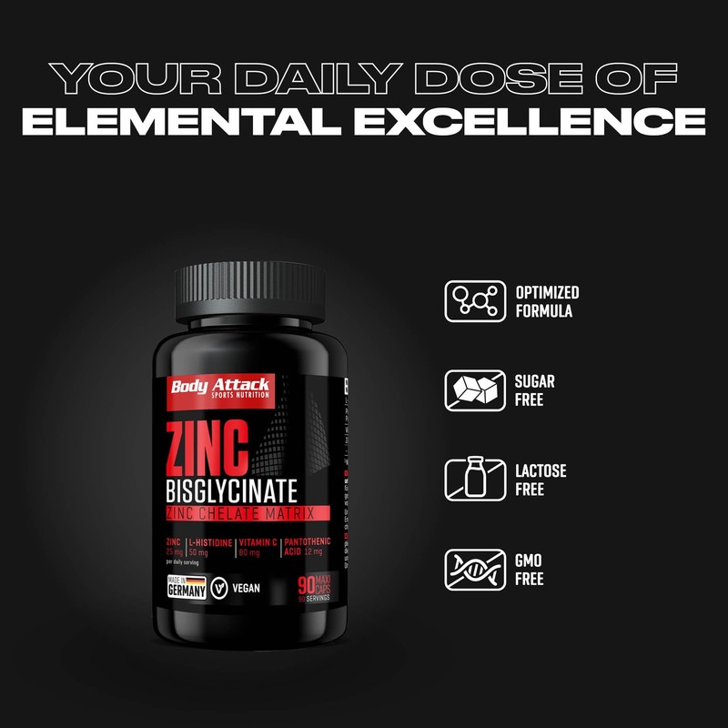 Body Attack Zinc Pro [Pack of 1], , ,