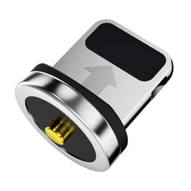 Ankndo Magnetic Connector Tip Heads (5-Pack) Magnetic Adapter 360° Rotating Strong Magnetic Phone Cable Adapter for lProduct Device