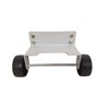 Hiland SGT-WHLS-SS Wheel Set for Square Glass Tube Patio Heater,