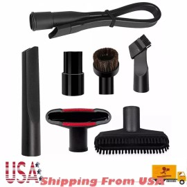 Universal For Shop Vac Replacement 32mm(1 1/4'') Vacuum Attachment Dusty Brush Crevice Kit