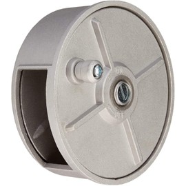 Rebar Tie Wire Reel, Aluminum Retractable Coil Holder Wheel, Lightweight, Built-in Belt Loops & Knob, Left Handed and Right Handed